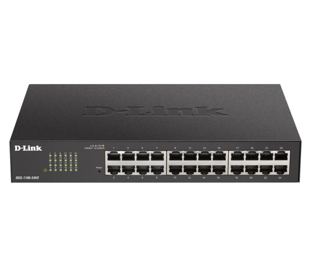 D-Link 24p DGS-1100-24V2 (24x10/100/1000Mbit) - 661981 - zdjęcie 2
